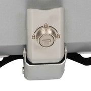 DURAFORCE Motorcycle Luggage Waterproof Tail Box Top Case Scooter Trunk Storage 45L Silver