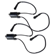 DURAFORCE For Honda VT600C Cd Shadow VLX 88-07 2× Ignition Coil W/ Spark Plug Cap New