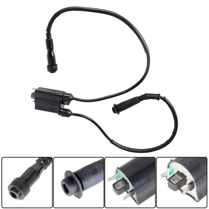 DURAFORCE For Honda VT600C Cd Shadow VLX 88-07 2× Ignition Coil W/ Spark Plug Cap New