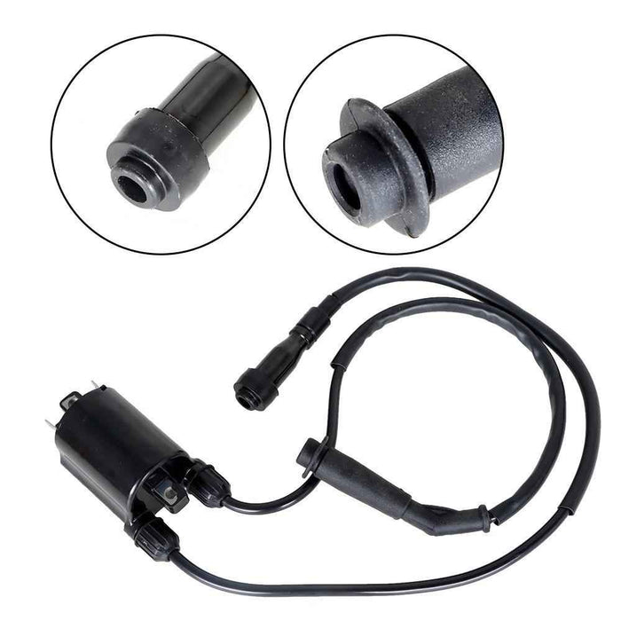 DURAFORCE For Honda VT600C Cd Shadow VLX 88-07 2× Ignition Coil W/ Spark Plug Cap New