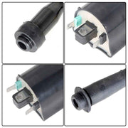 DURAFORCE For Honda VT600C Cd Shadow VLX 88-07 2× Ignition Coil W/ Spark Plug Cap New