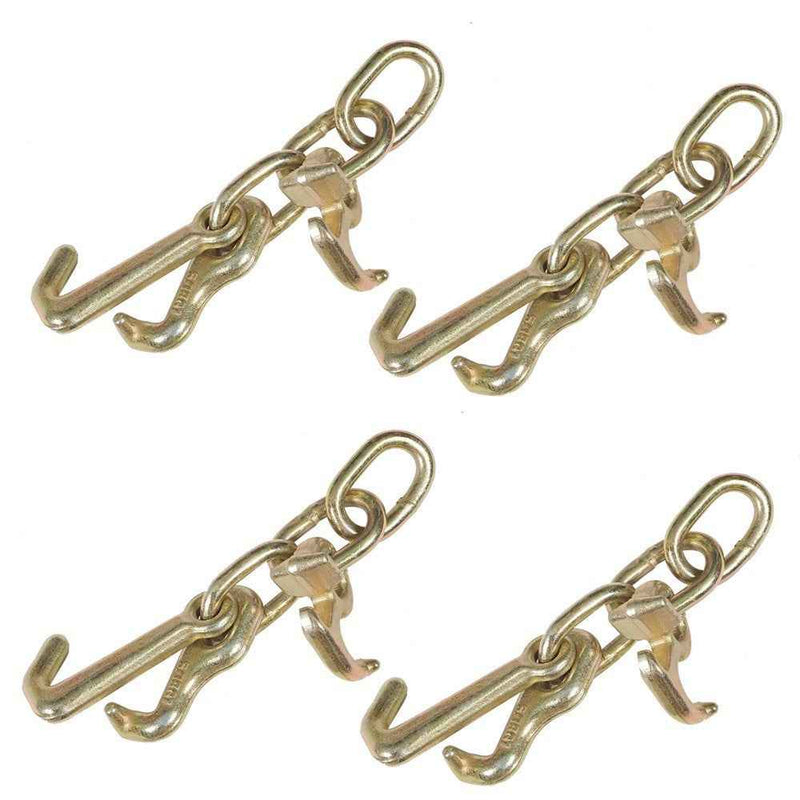 DURAFORCE 4 Pcs RTJ Cluster Hook Tow Truck Roll Back Hauler Trailer Wrecker Vehicle 4700Lb