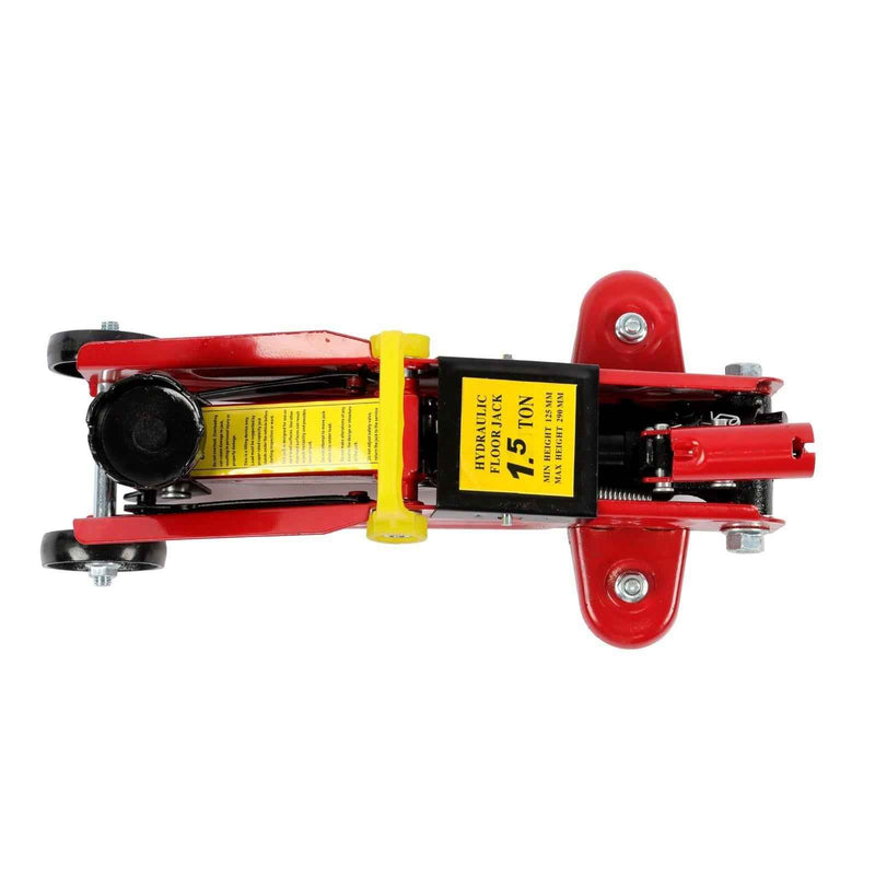 DURAFORCE 1.5 Ton (3,000 lb) Capacity Hydraulic Trolley Floor Jack with Storage Case