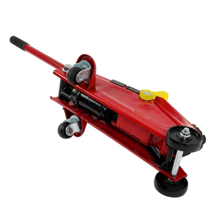 DURAFORCE 1.5 Ton (3,000 lb) Capacity Hydraulic Trolley Floor Jack with Storage Case