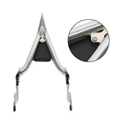 DURAFORCE Chrome 16 Inch Split Backrest Plated For CVO Glide Street Road Glide Road King