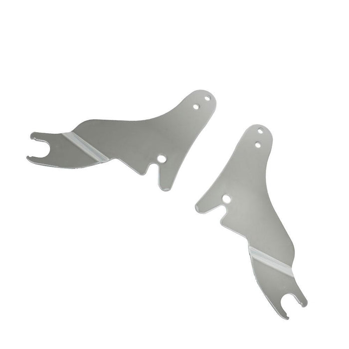 DURAFORCE Chrome 16 Inch Split Backrest Plated For CVO Glide Street Road Glide Road King