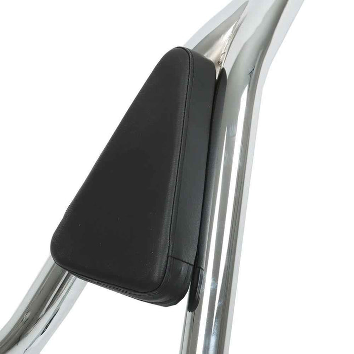 DURAFORCE Chrome 16 Inch Split Backrest Plated For CVO Glide Street Road Glide Road King