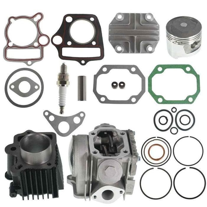 DURAFORCE New Cylinder Head Piston Gasket Top End Kit Fit For Honda CRF70 ATC70 XR70 TRX70