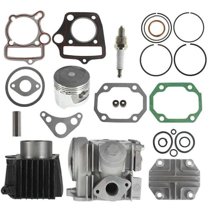 DURAFORCE New Cylinder Head Piston Gasket Top End Kit Fit For Honda CRF70 ATC70 XR70 TRX70