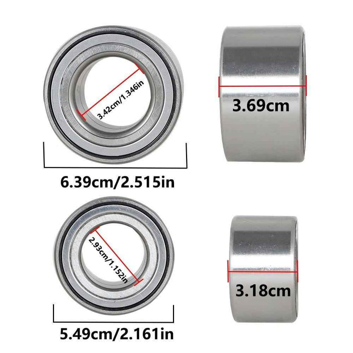 DURAFORCE For Polaris Sportsman 400 450 500 600 700 X2 HO 2020 Front & Rear Wheel Bearings