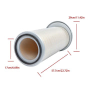 DURAFORCE Paper Air Filter Element For Donaldson P153551 LAF3551 PA2705 AF1968 220055064
