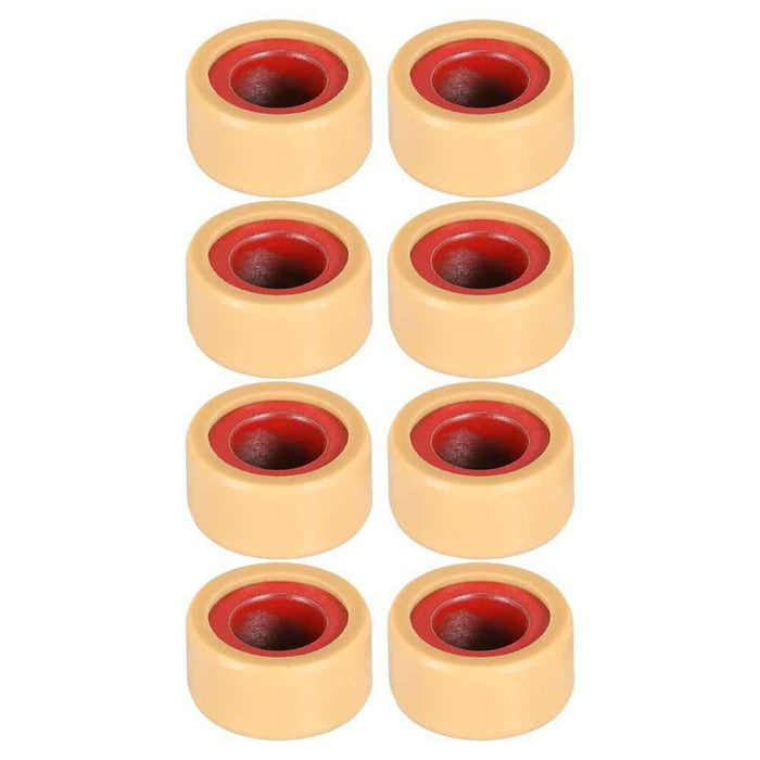 DURAFORCE 8Pcs 0823-351 Roller Clutch Red Fit for Arctic Cat Comp Weight 18g