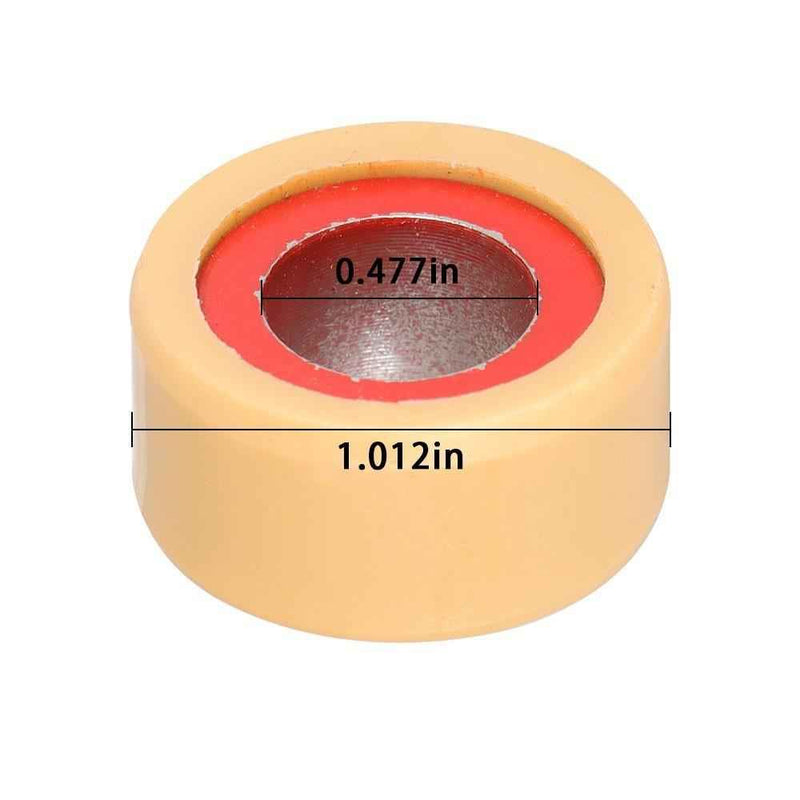 DURAFORCE 8Pcs 0823-351 Roller Clutch Red Fit for Arctic Cat Comp Weight 18g