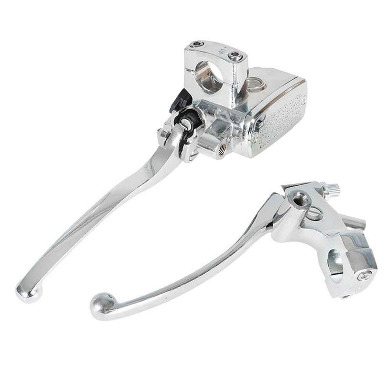DURAFORCE 1" 25mm Motorcycle Handlebar Hydraulic Brake Master Cylinder & Clutch Lever New