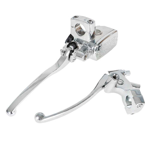 DURAFORCE 1" 25mm Motorcycle Handlebar Hydraulic Brake Master Cylinder & Clutch Lever New