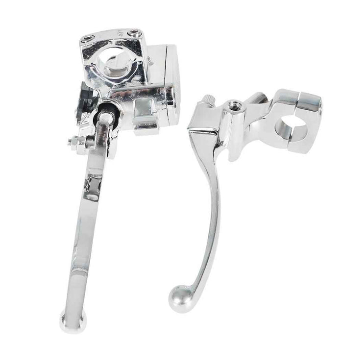 DURAFORCE 1" 25mm Motorcycle Handlebar Hydraulic Brake Master Cylinder & Clutch Lever New