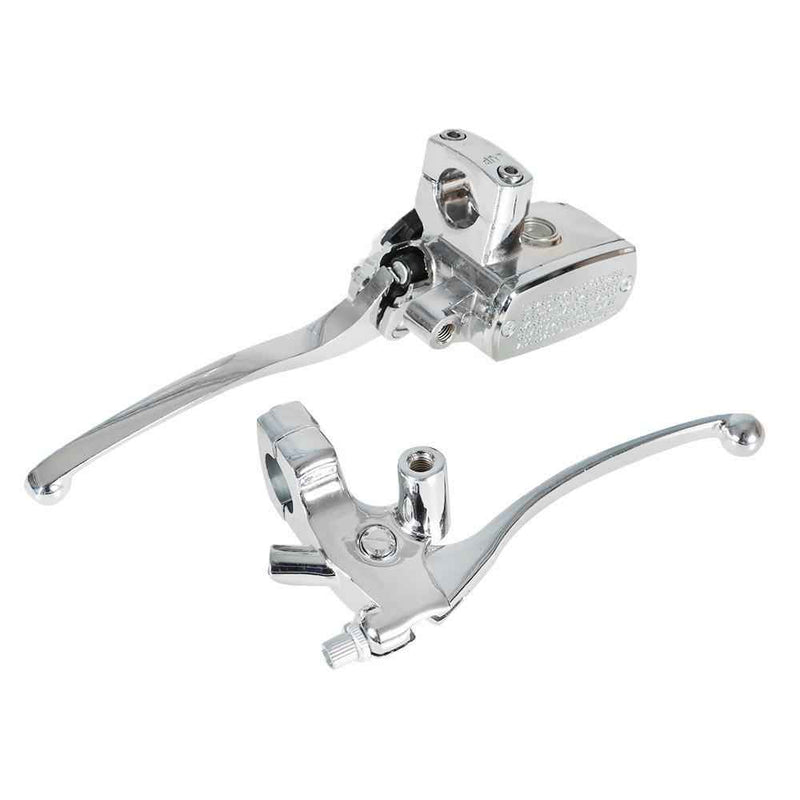 DURAFORCE 1" 25mm Motorcycle Handlebar Hydraulic Brake Master Cylinder & Clutch Lever New