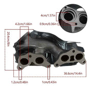 DURAFORCE For Toyota 4Runner 1996-2000 Tacoma 1995-2000 2.4L Exhaust Manifold Gasket Kit
