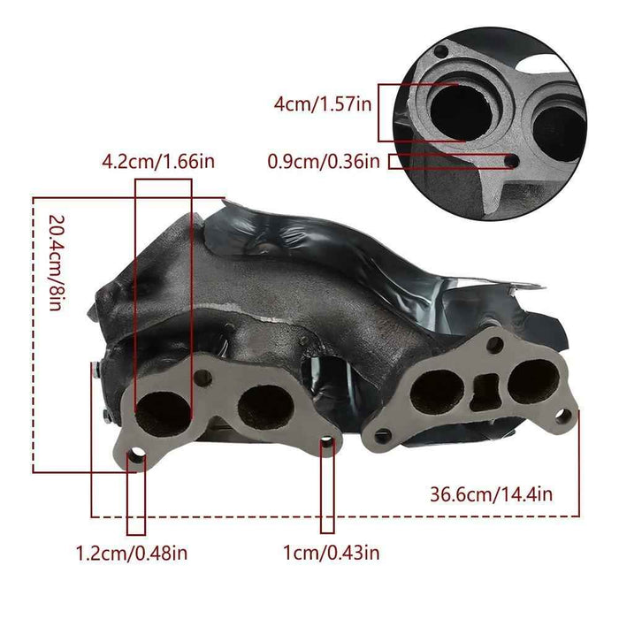 DURAFORCE For Toyota 4Runner 1996-2000 Tacoma 1995-2000 2.4L Exhaust Manifold Gasket Kit