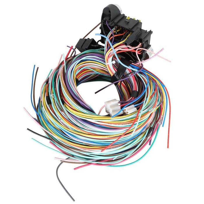 DURAFORCE Universal 21 Circuit Wiring Harness X-long wires Copper For Chevy Ford Hotrods