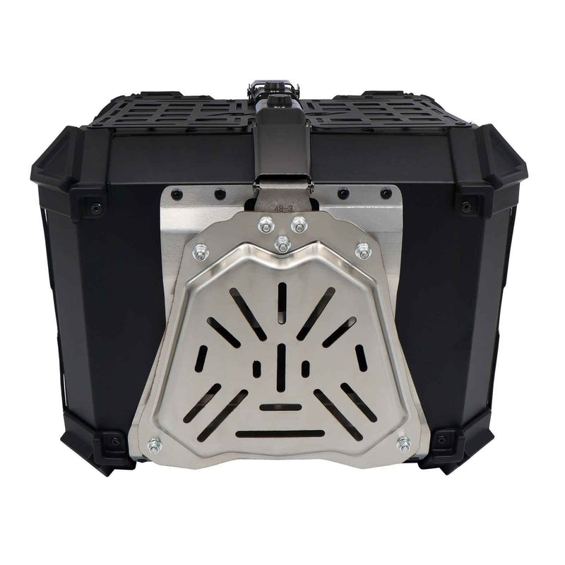DURAFORCE Motorcycle Top Case Hard 45L Trunk With Black Armor Clock Model Aluminum New