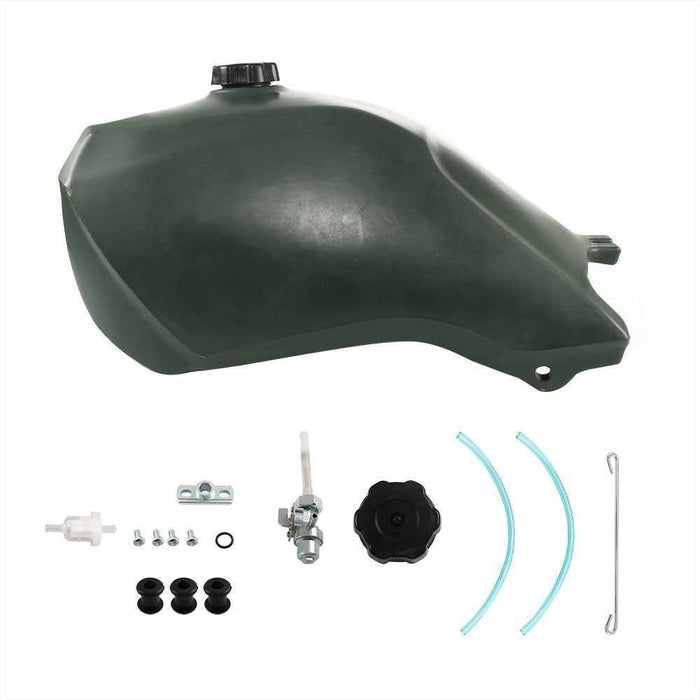 DURAFORCE Green Fuel Tank W/ Cap And Petcock For Honda Fourtrax TRX300 1993-2000