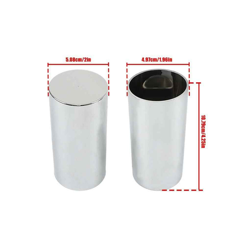 DURAFORCE 20 Pack 4 1/4" For Truck Lug Nut Covers 33 MM Plastic Screw-On Flat Top Cylinder