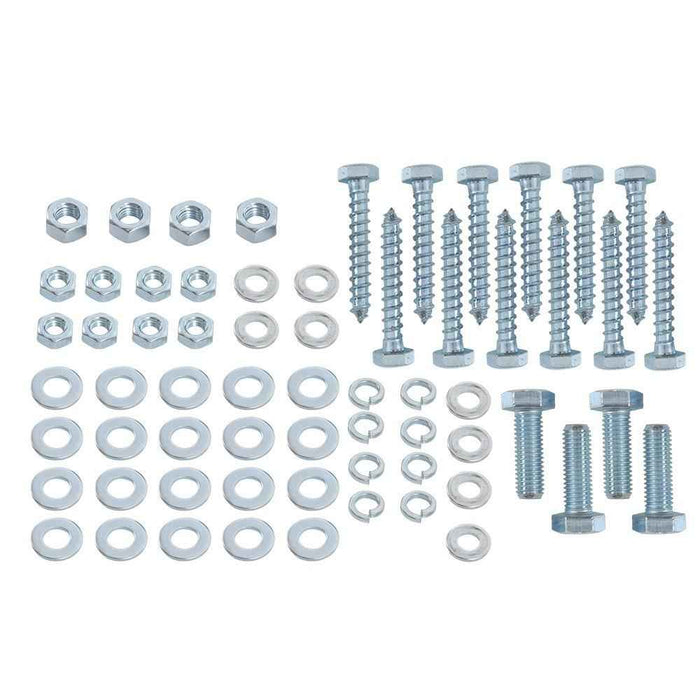 DURAFORCE New 4 PCS 8" Galvanized Swivel Top Bunk Bracket Kit w/Hardware 2"x3"