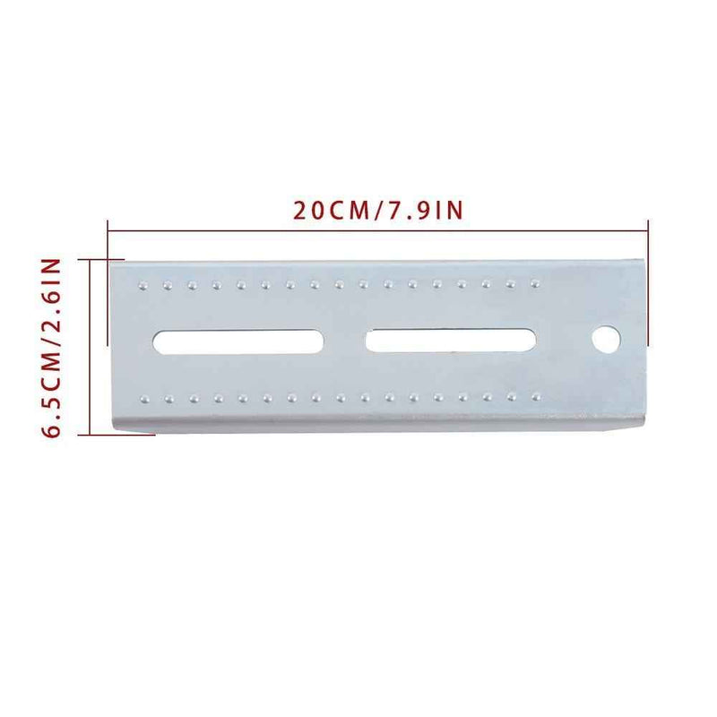 DURAFORCE New 4 PCS 8" Galvanized Swivel Top Bunk Bracket Kit w/Hardware 2"x3"