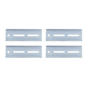 DURAFORCE New 4 PCS 8" Galvanized Swivel Top Bunk Bracket Kit w/Hardware 2"x3"