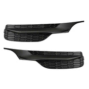 DURAFORCE Black Pair 2Pcs Bumper For Honda Accord 2016-2017 Front Fog Lights Lamps Cover