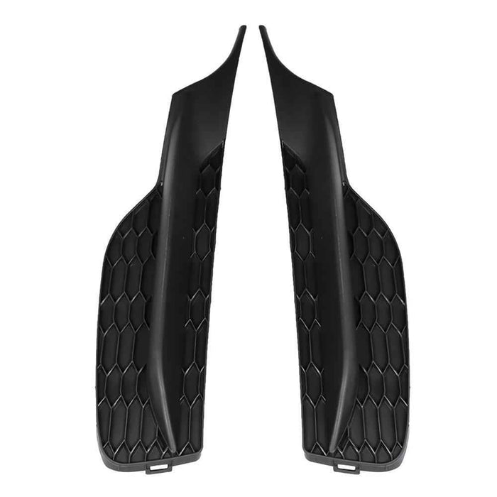 DURAFORCE Black Pair 2Pcs Bumper For Honda Accord 2016-2017 Front Fog Lights Lamps Cover