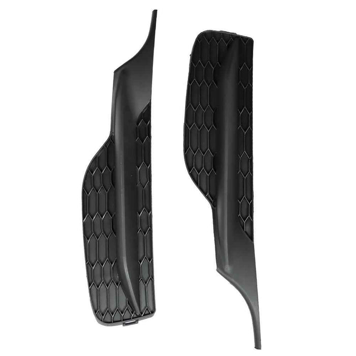 DURAFORCE Black Pair 2Pcs Bumper For Honda Accord 2016-2017 Front Fog Lights Lamps Cover