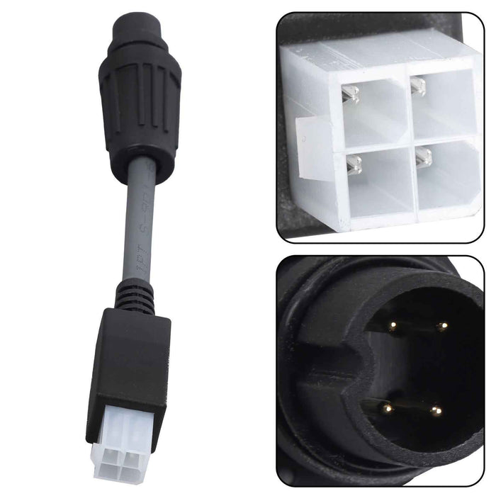 DURAFORCE For Club Car 1307/1311/1313 101909901 102251501 4-Pin Handheld Adapter Cable