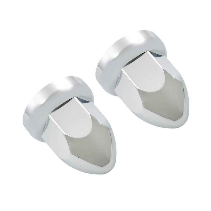 DURAFORCE 40 Pack For Semi Truck ABS Chrome Push-on Bullet Lug Nut Covers Plastic 33 MM