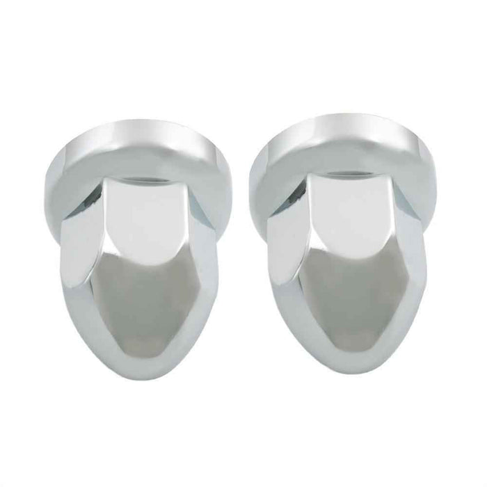 DURAFORCE 40 Pack For Semi Truck ABS Chrome Push-on Bullet Lug Nut Covers Plastic 33 MM