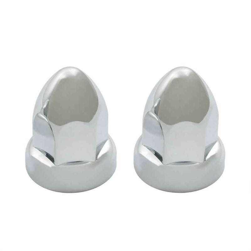 DURAFORCE 40 Pack For Semi Truck ABS Chrome Push-on Bullet Lug Nut Covers Plastic 33 MM
