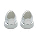 DURAFORCE 40 Pack For Semi Truck ABS Chrome Push-on Bullet Lug Nut Covers Plastic 33 MM