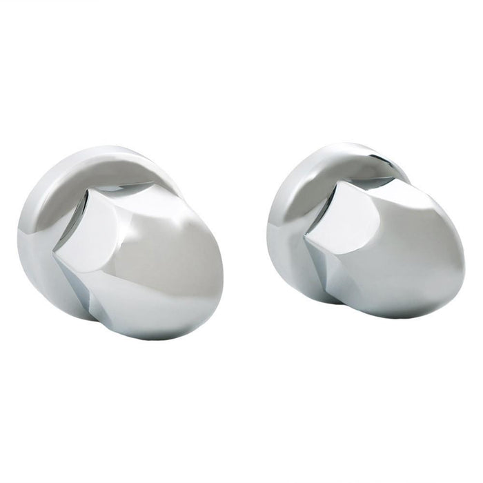 DURAFORCE 40 Pack For Semi Truck ABS Chrome Push-on Bullet Lug Nut Covers Plastic 33 MM