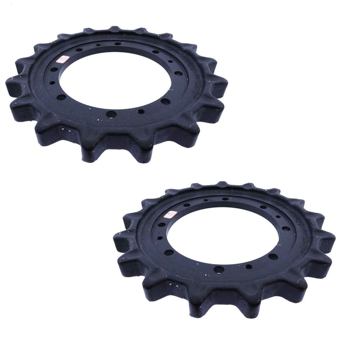 DURAFORCE 2Pcs Drive Sprocket 7227421 fit for Bobcat T750 T740 T870 T770 Track Loader