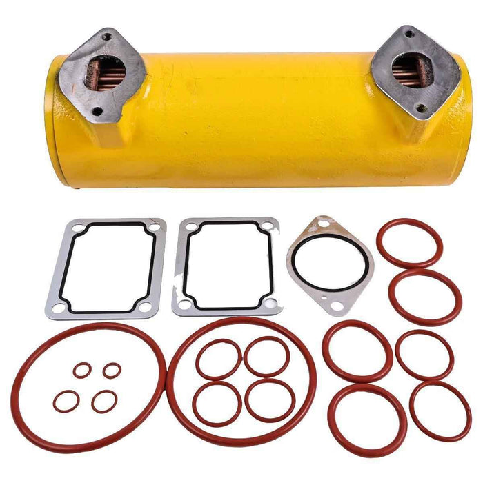 DURAFORCE Oil Cooler w/Seal Kit 223-7962 10R-2112 7C-3039 For Caterpillar Engine C15 C18