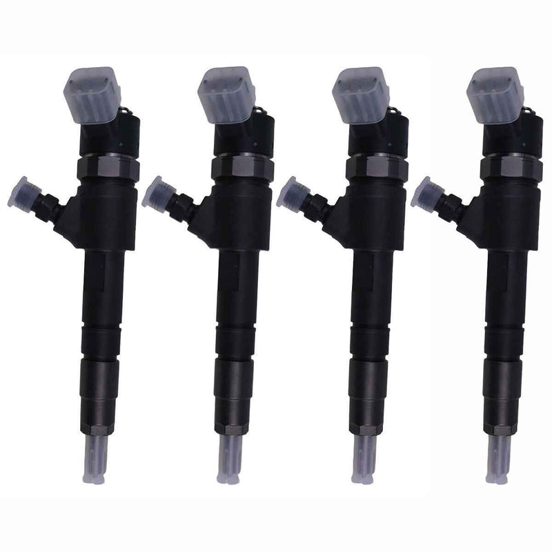 DURAFORCE 4X Fuel Injector 0445110507 forYanmar 4TNV88C 4TNV98 4TNV98C Engine 129E00-53100