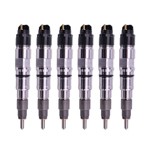 DURAFORCE 6X Fuel Injector 65104017004 forDoosan DL06 DL200 DL250 TXL200-2 DX140LC DX255LC