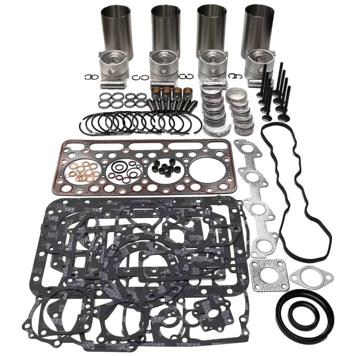 DURAFORCE Overhaul Rebuild Kit Fit for Kubota V3600 V3600-T V3600-T-E3CB V3600-E3B