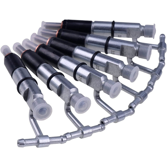 DURAFORCE 6X Fuel Injector 128-3293 for Caterpillar 3046 Engine 315 315B 939C D5G D5C III