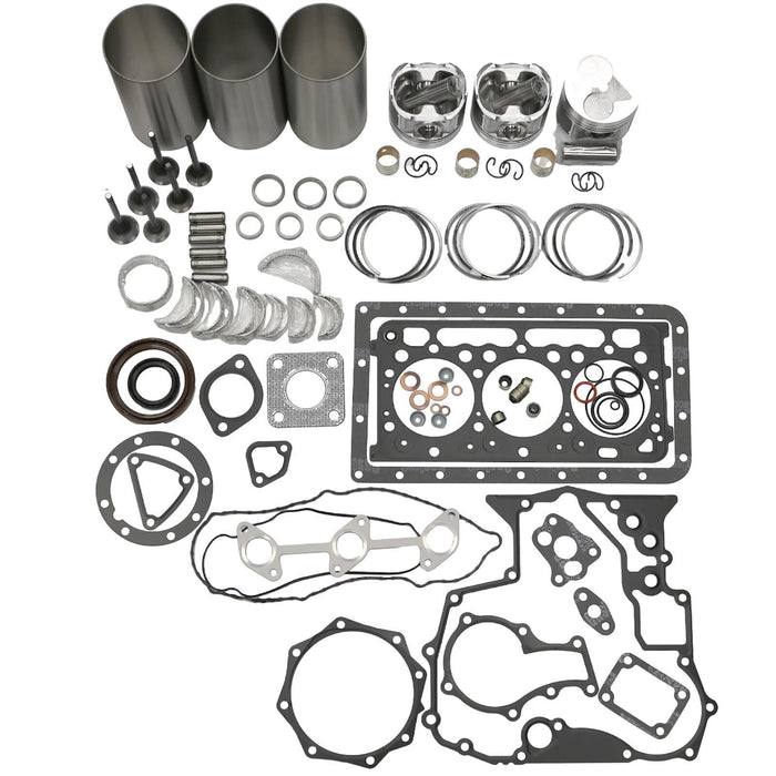 DURAFORCE Overhaul Rebuild Kit for Kubota D902 D902-ES02 Excavator KX41-3 Tractor BX25