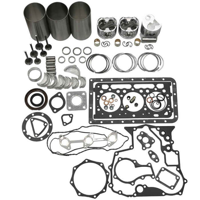 DURAFORCE Overhaul Rebuild Kit for Kubota D902 D902-ES02 Excavator KX41-3 Tractor BX25