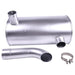 DURAFORCE Muffler 324-4156 for Caterpillar C6 C6.4 Engine 320D 320DL 320DLN 323DL 320D LRR