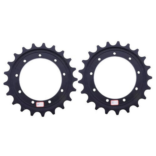 DURAFORCE 2Pcs 21T Drive Sprocket 6539097 for Bobcat 231 325 328 331 331D 331E 334
