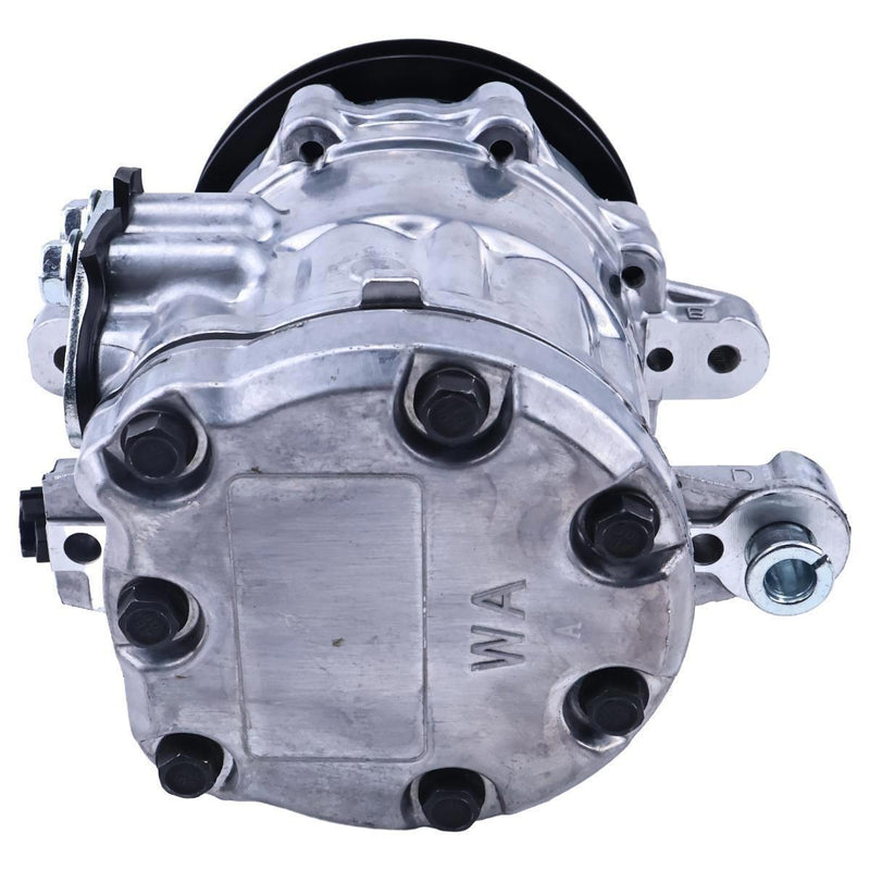 DURAFORCE 12V SD7B10 A/C Compressor KHR3536 for CASE CX75SR CX80 Crawler Excavator